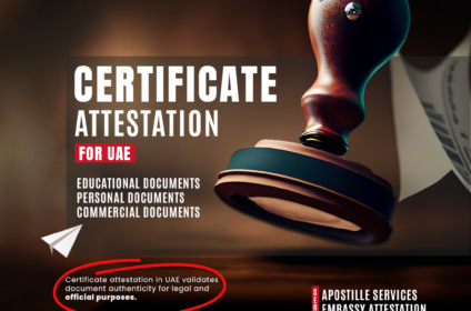 certificate attestation for UAE