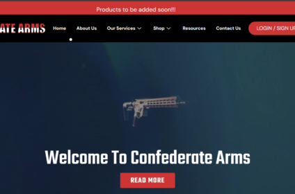 Confederate Arms banner