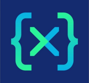 Digixvalley company logo featuring blue and green code brackets with an X in the center